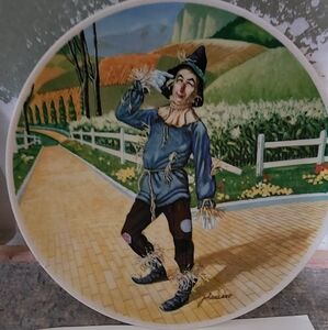 Vintage Wizard Of Oz Plate - If I Only Had A Brain (Scarecrow)